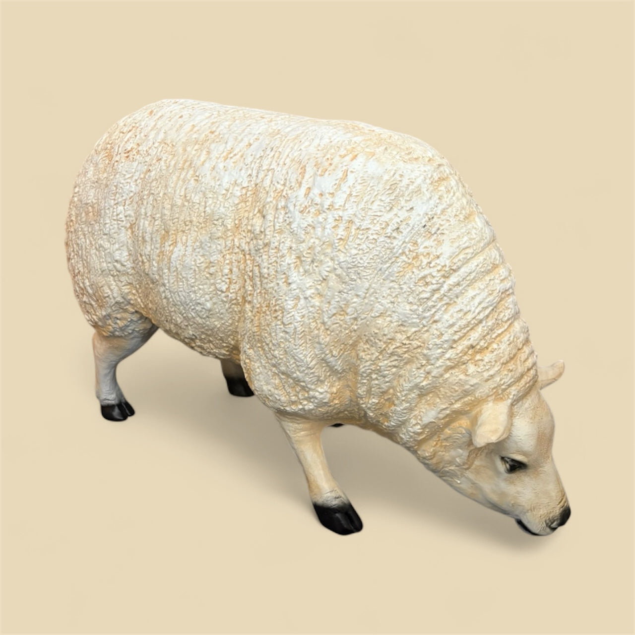 Resin Sheep Sculpture