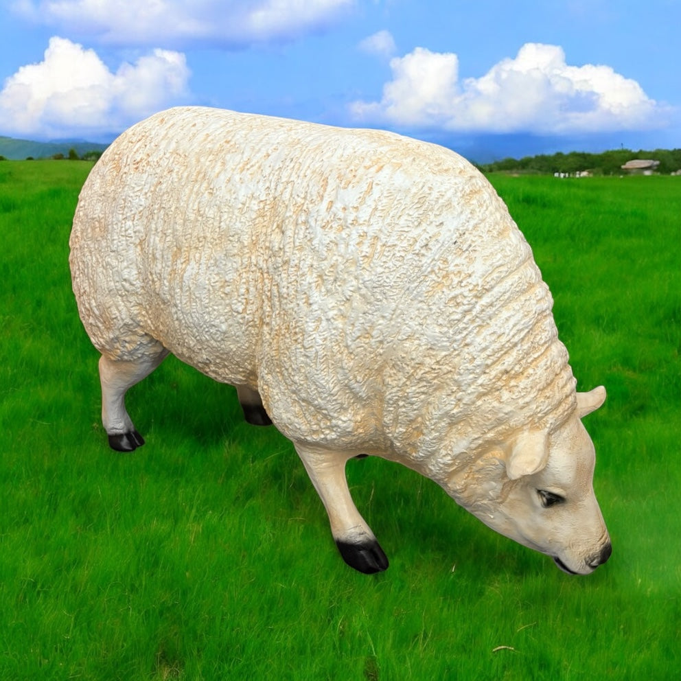 Resin Sheep Sculpture