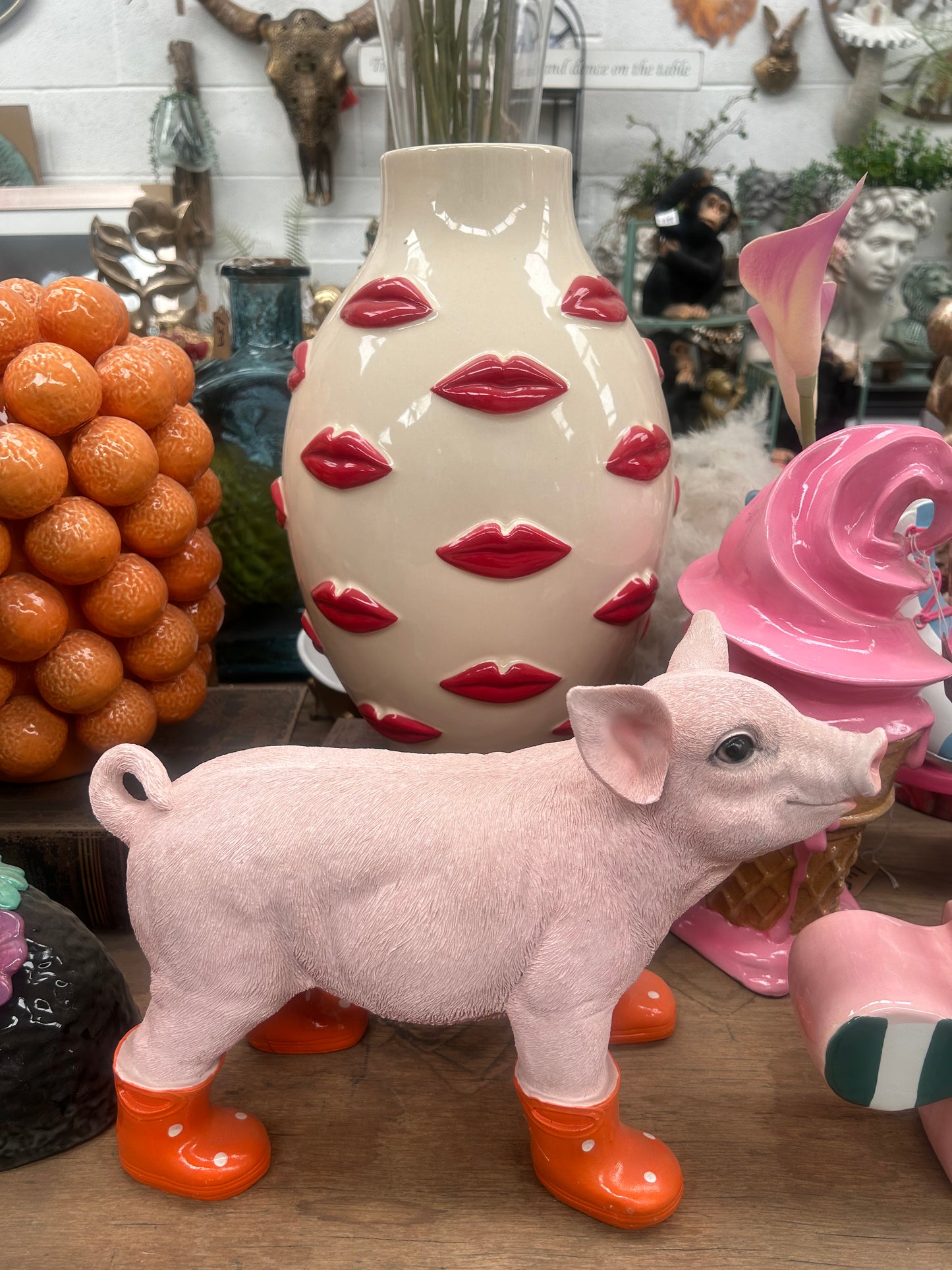 Pig with wellies