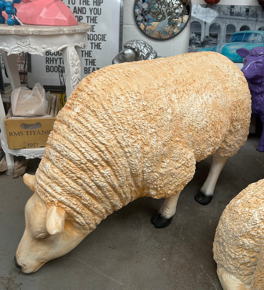 Resin Sheep Sculpture