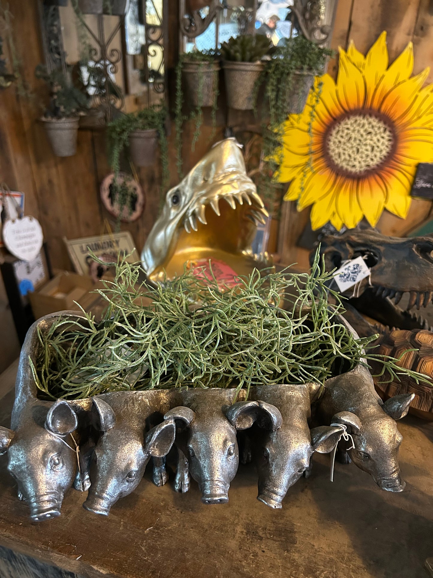 Pig Planter | Whimsical Animal Plant Pot for Indoors or Garden