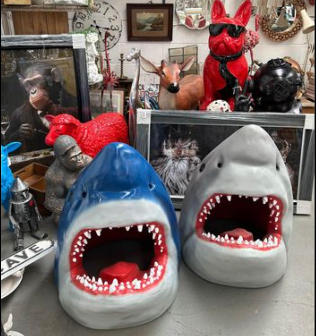 Incredible Shark Resin Wall Mount - Versatile Home Décor | Sign of the times Stoke