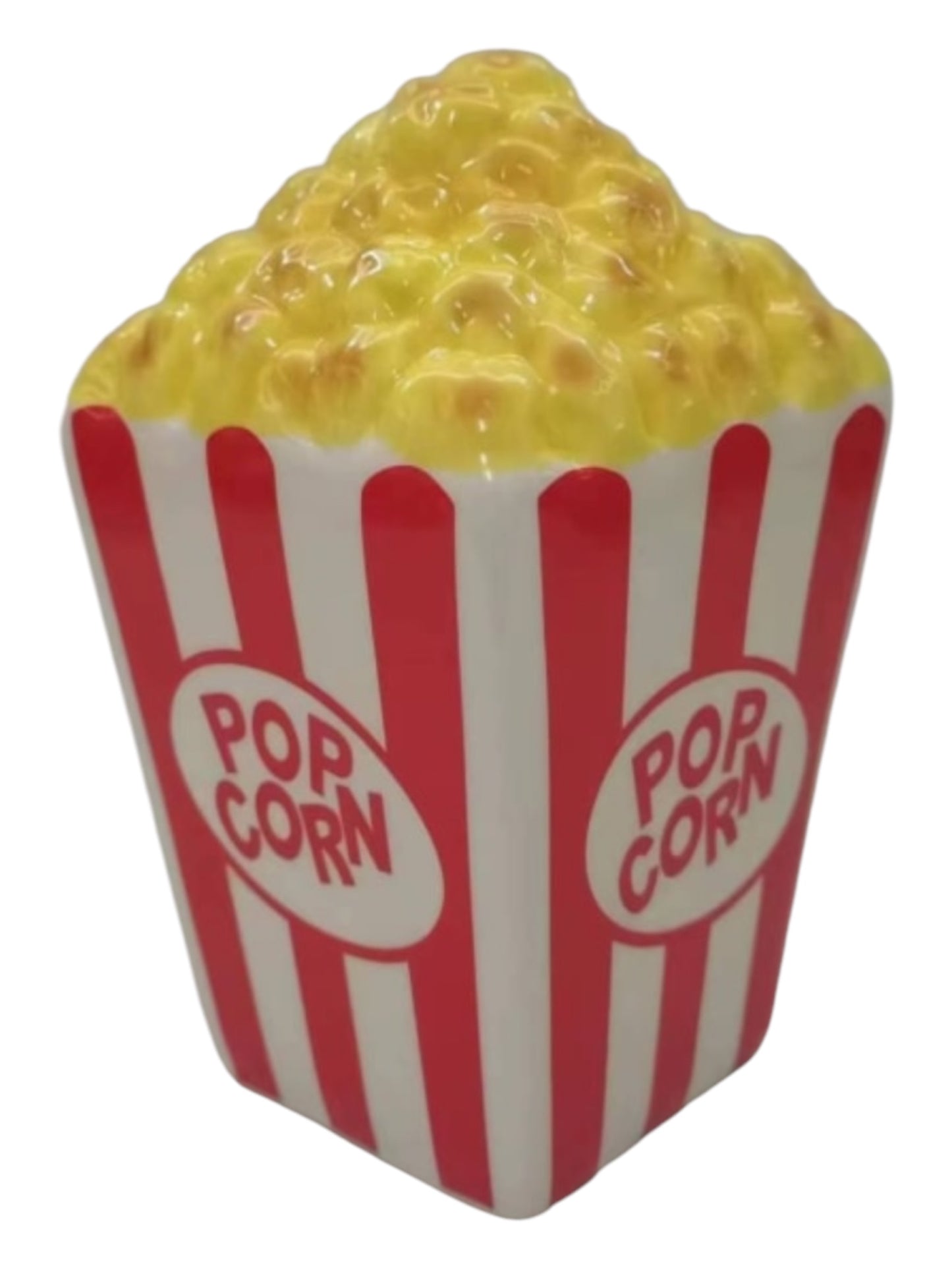 Ceramic Popcorn Money Bank – Fun & Unique Savings Jar