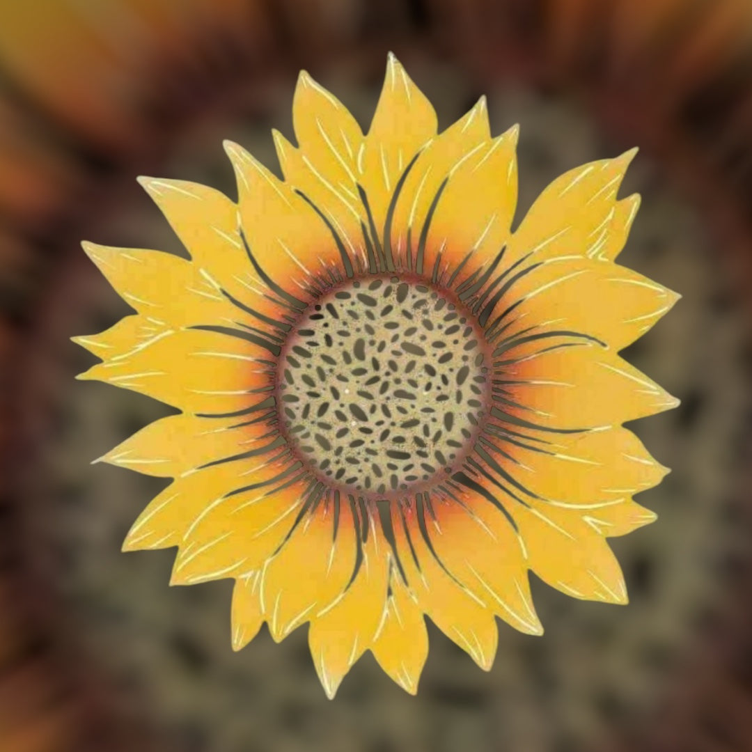 Sunflower Wall Art - Vibrant Metal Decor for Indoor/Outdoor