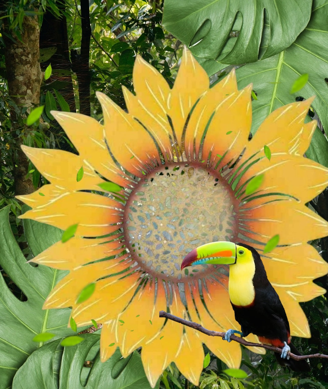 Sunflower Wall Art - Vibrant Metal Decor for Indoor/Outdoor