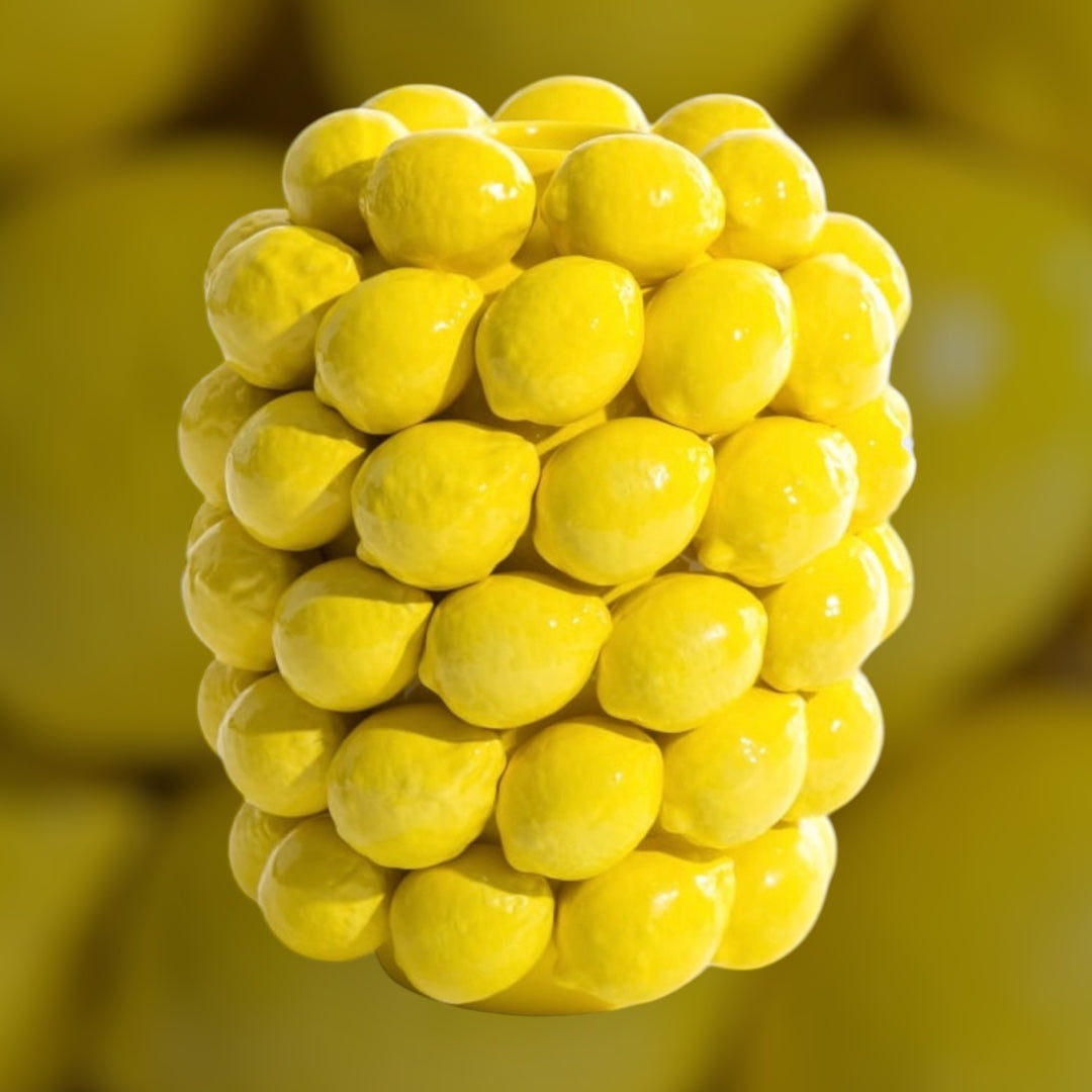 Stunning Ceramic Lemon Vase – Bright and Stylish Decor