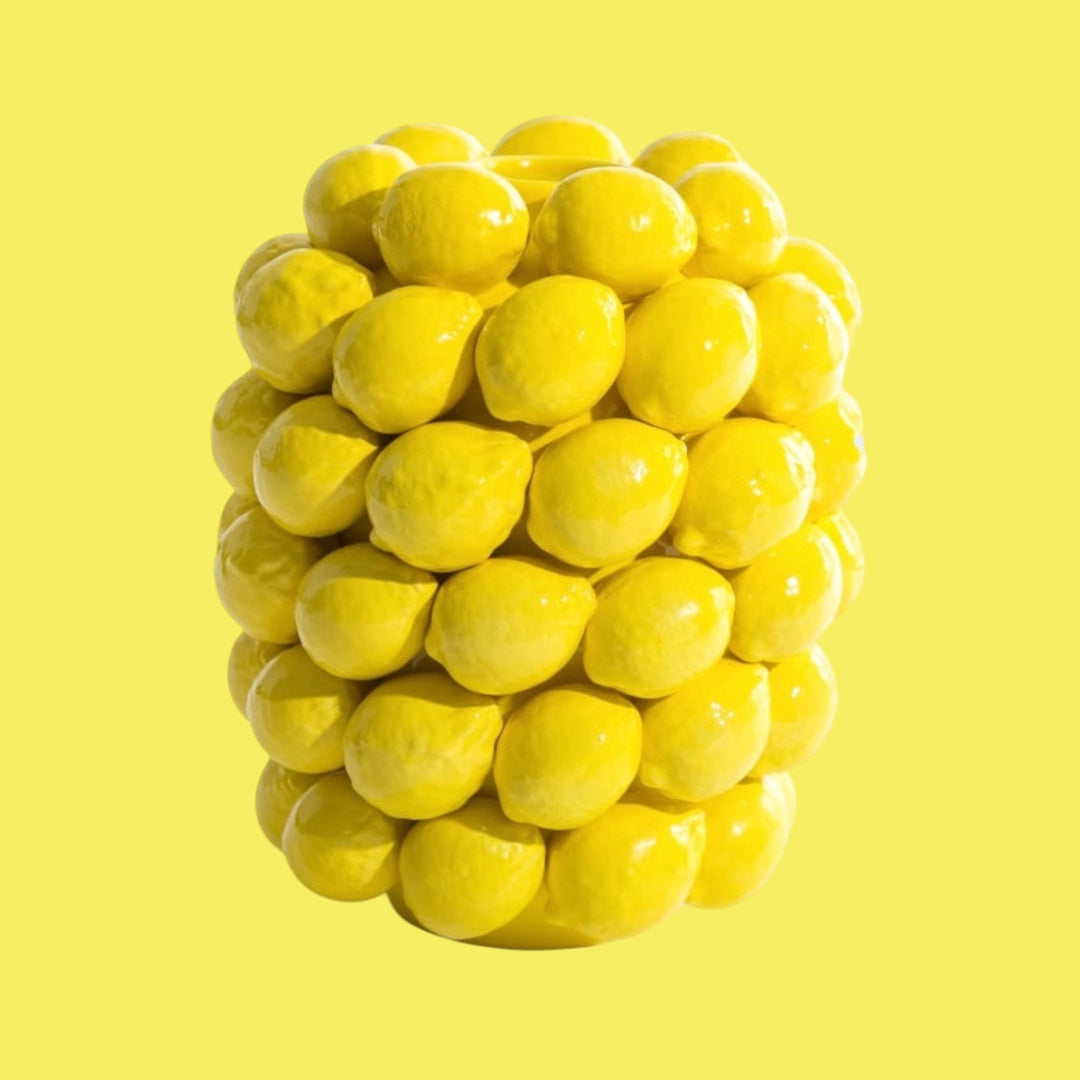Stunning Ceramic Lemon Vase – Bright and Stylish Decor