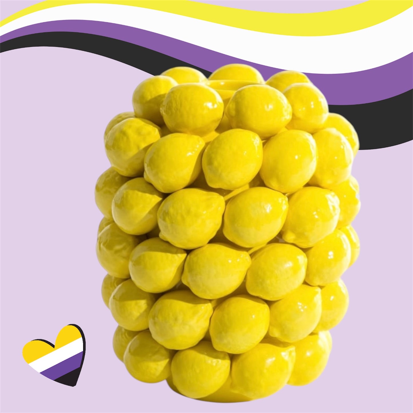Stunning Ceramic Lemon Vase – Bright and Stylish Decor