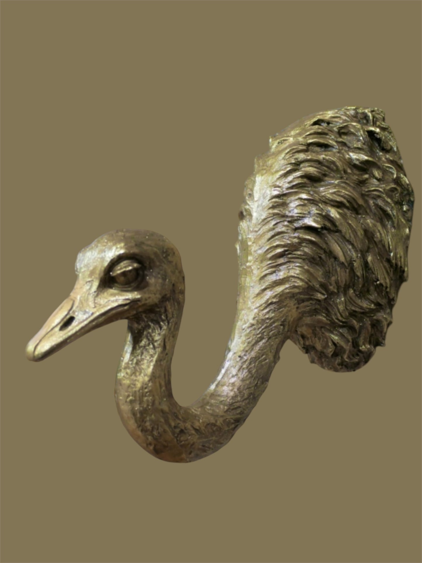 Ostrich Wall Decor – Quirky and Elegant Wall Sculpture