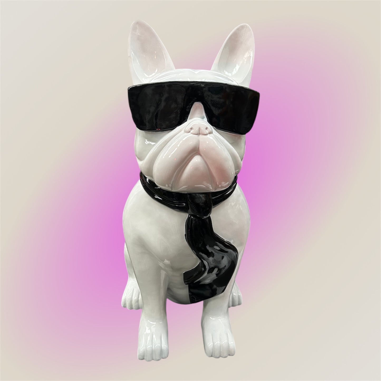 4FT Giant Frenchie Sculpture - Indoor or Outdoor