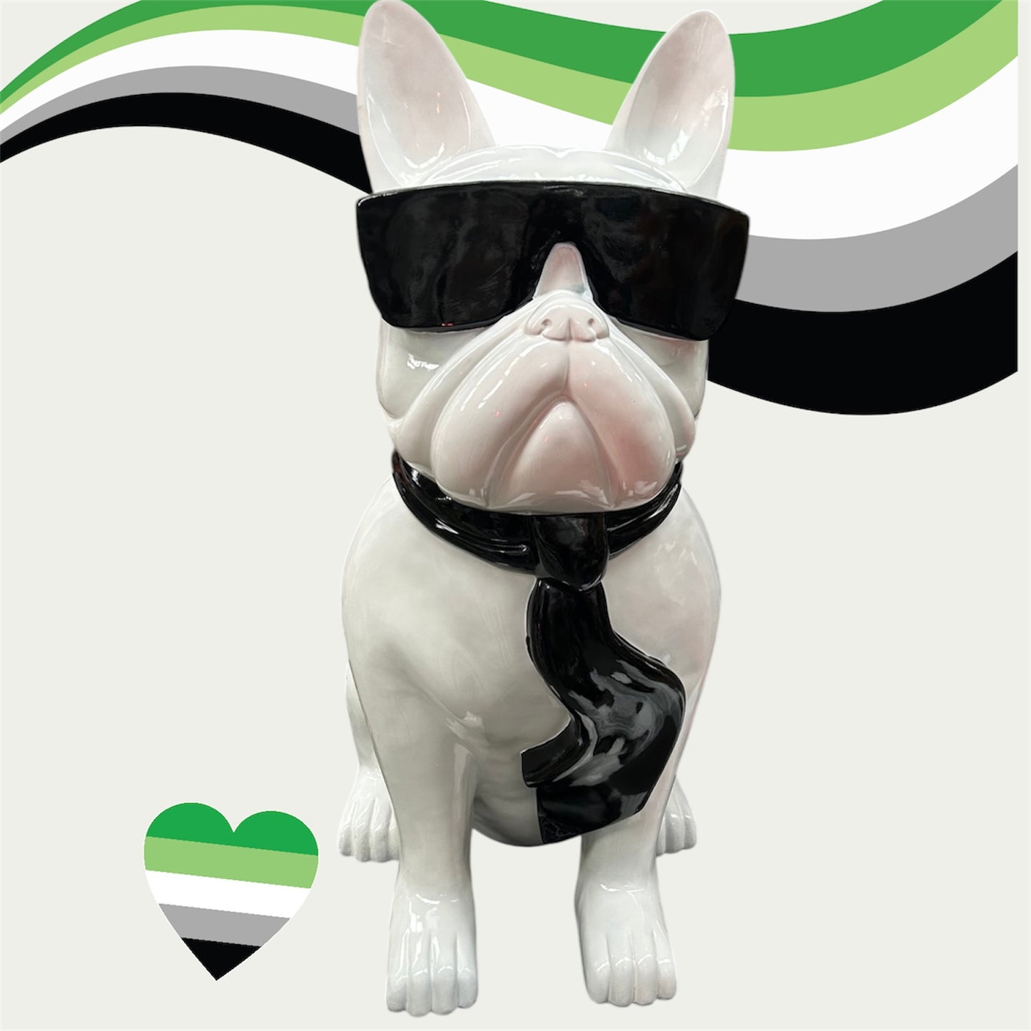 4FT Giant Frenchie Sculpture - Indoor or Outdoor