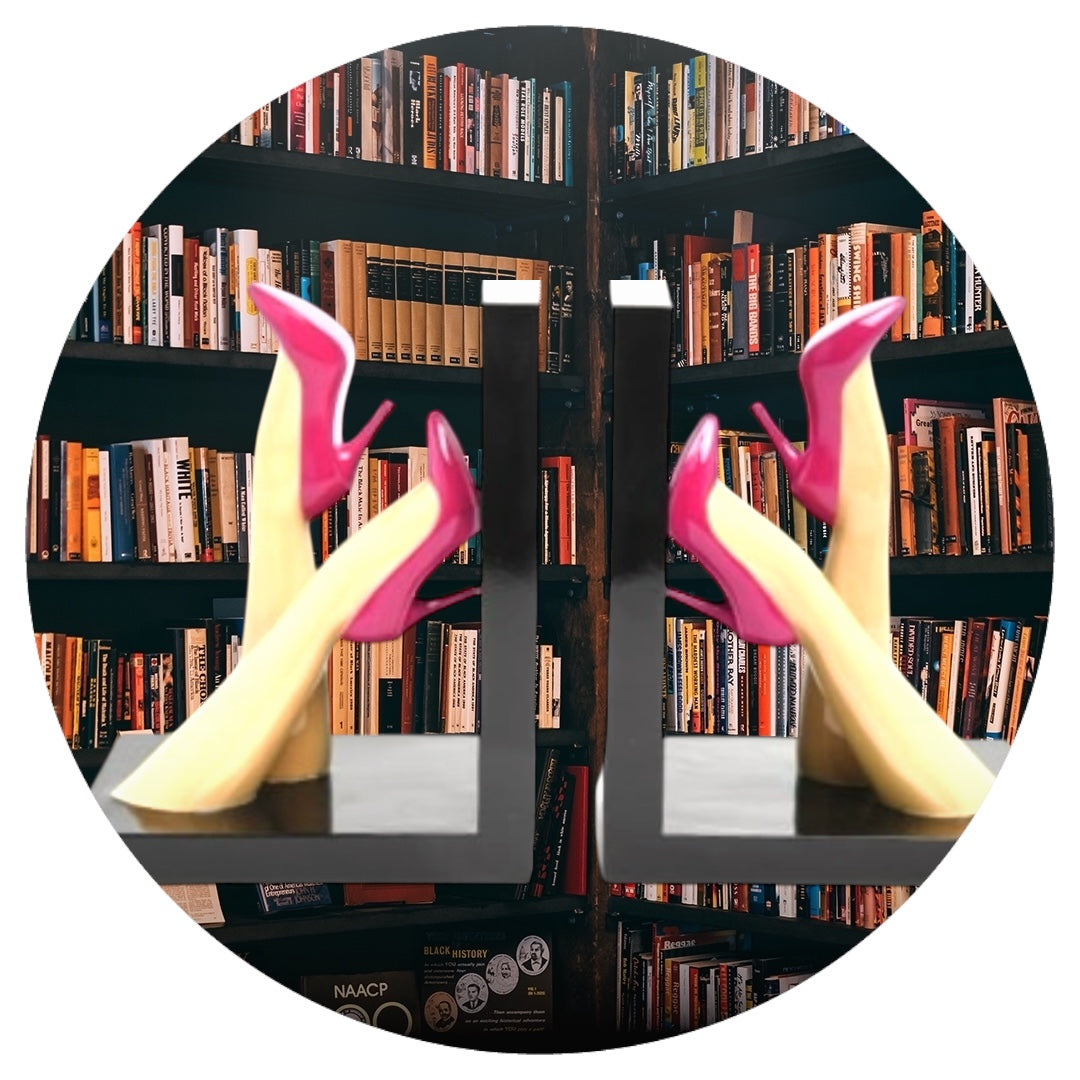 Pair of High Heeled Legs Bookends – Glamorous & Quirky Shelf Decor
