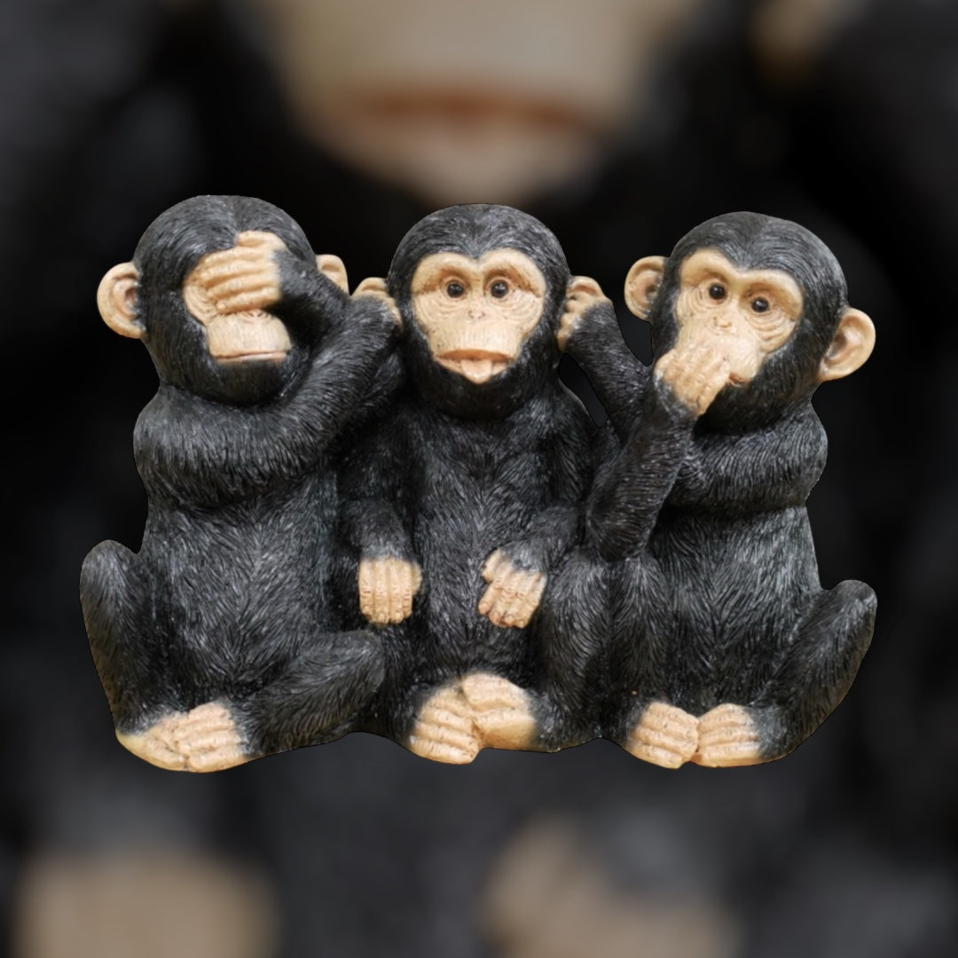 Three Monkeys – Hear No, See No, Speak No Evil Ornament