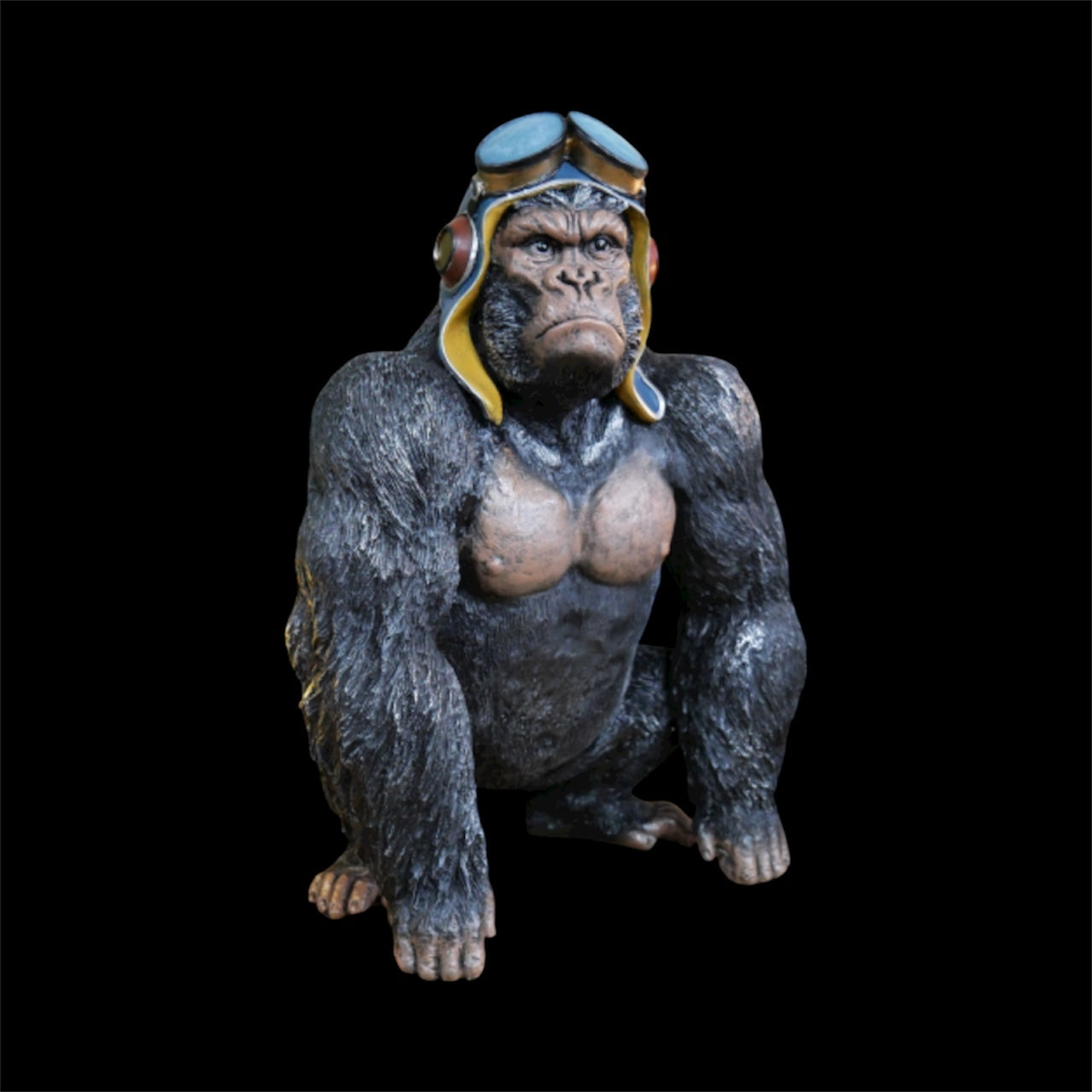 Moody Gorilla – Bold and Expressive Animal Sculpture