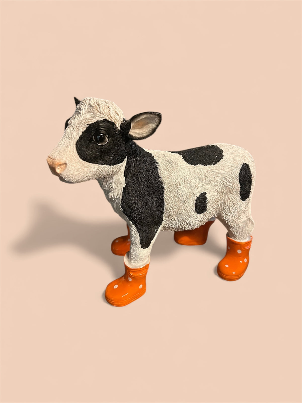 Calf in Wellies – Adorable Farmyard Decorative Figurine | Sign of the times Stoke