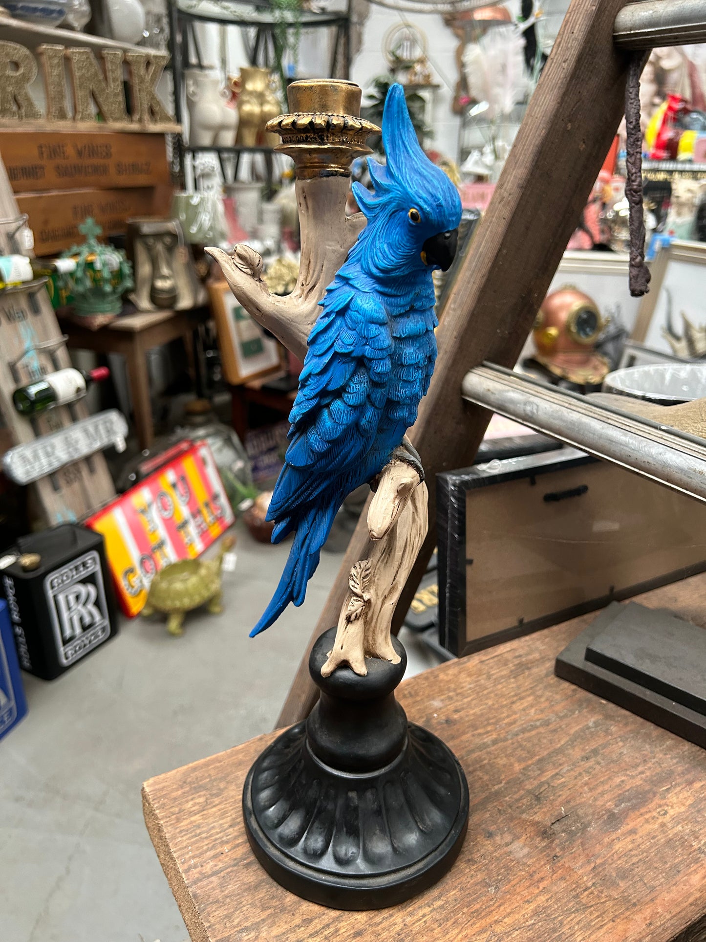 Cockatoo Candle Holder – Unique Tropical Home Décor