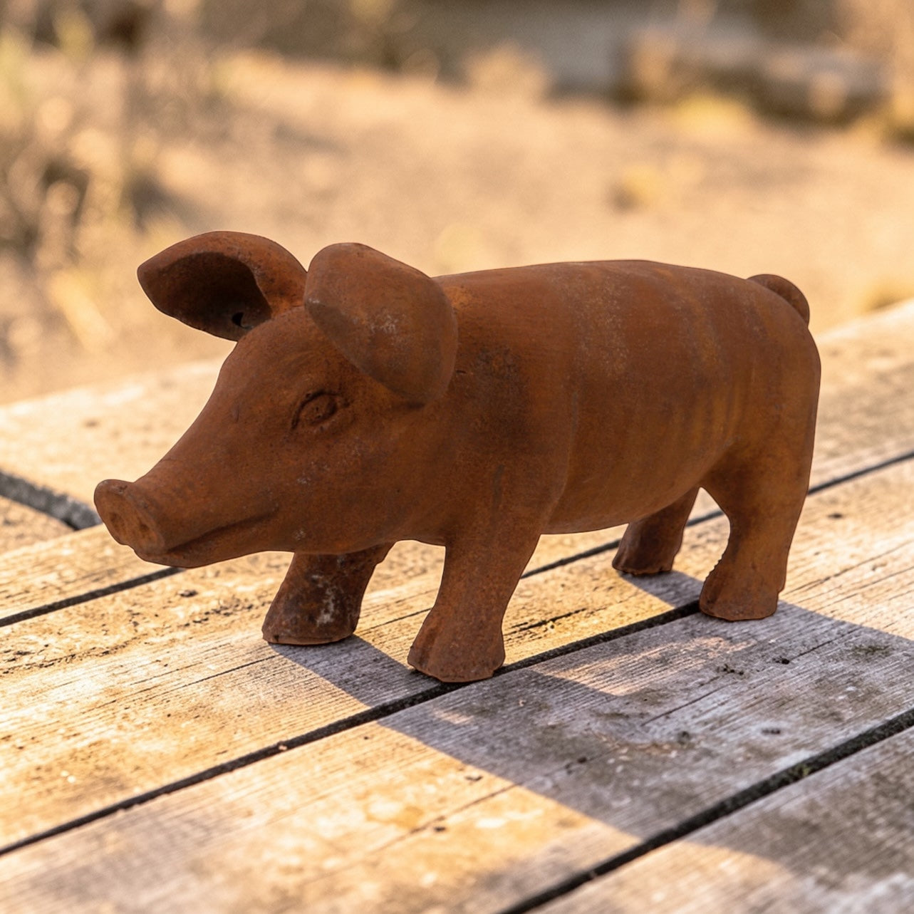 Decorative Pig Ornament – Hand Finished Indoor & Outdoor Sculpture