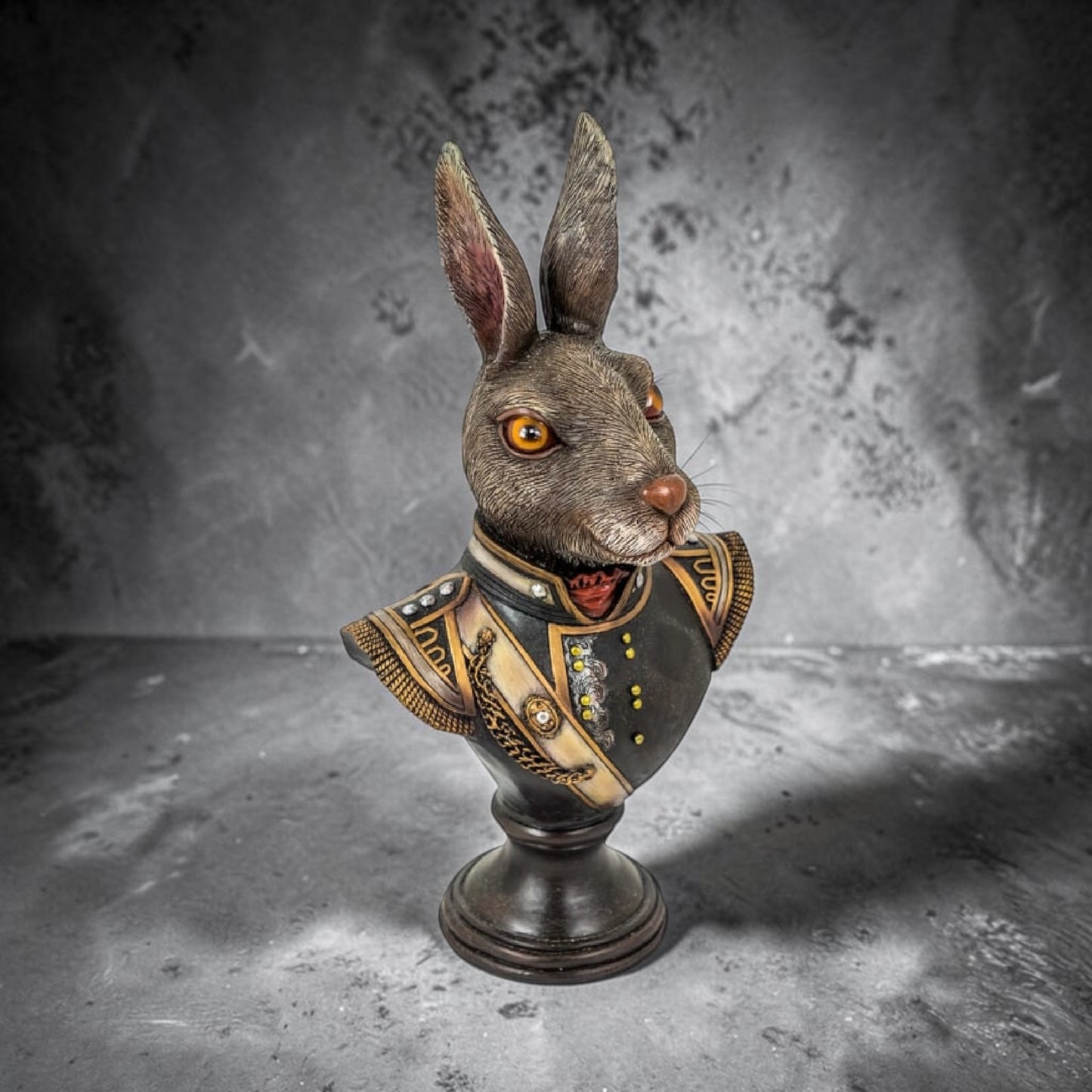 Gentry Rabbit Bust - Exquisite Napoleonic Uniform Decor