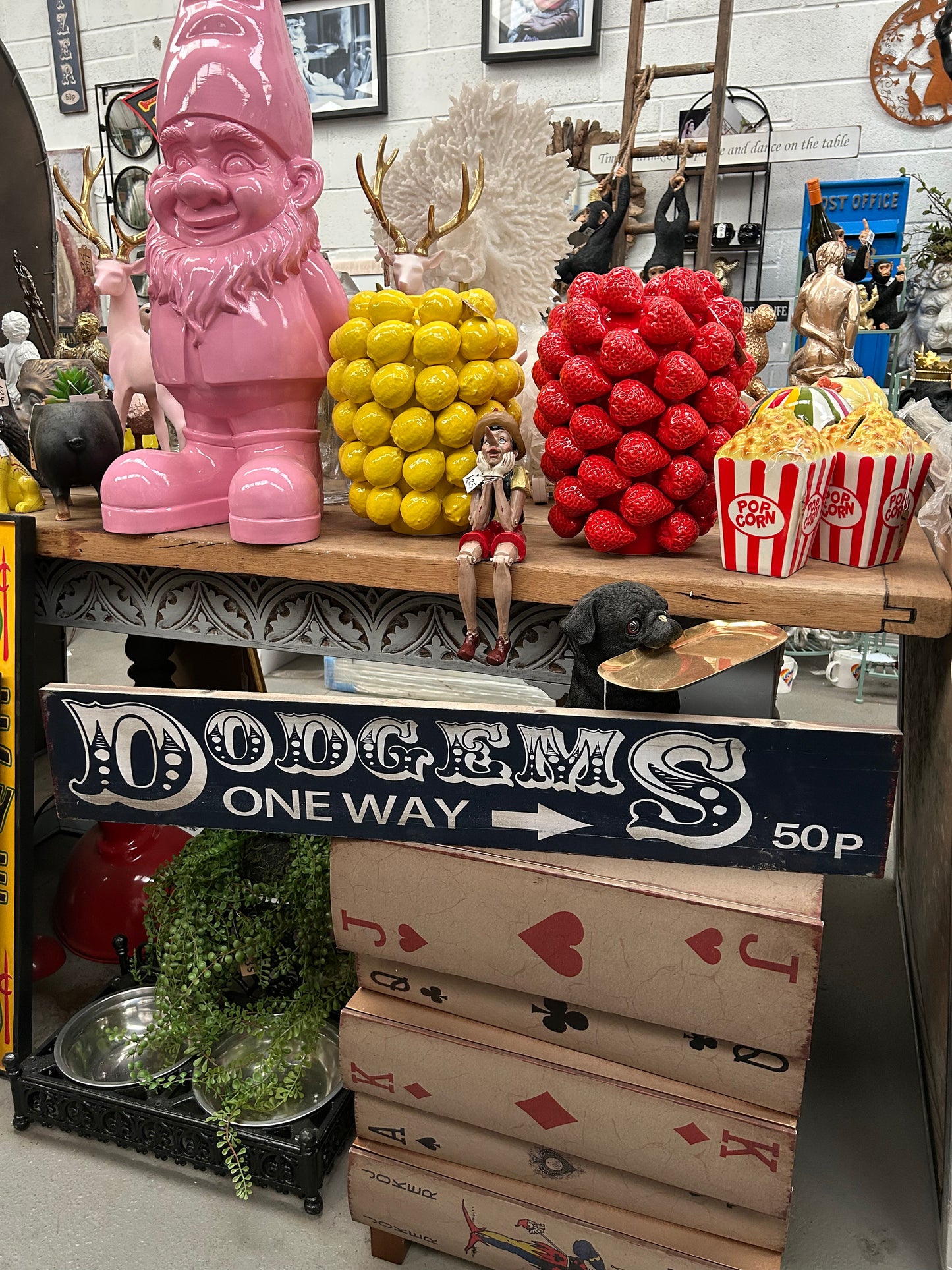 Dodgems Wooden Wall Sign – Vintage Fairground-Inspired Decor