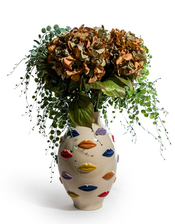 Large Multi-Lip Vase - Stunning Ceramic Decorative Vase | Sign of the times Stoke