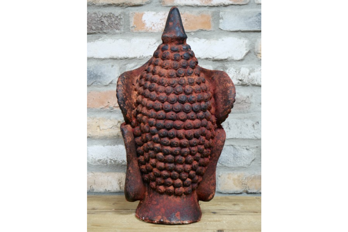 Buddha Head Sculpture – Zen Inspired Decorative Ornament