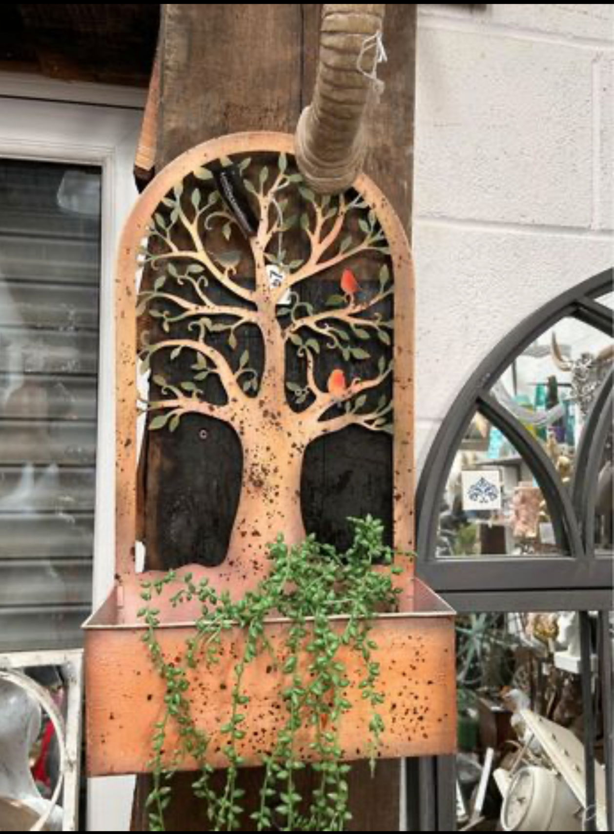 Tree of Life Wall Planter - Galvanized Metal Planter | Sign of the times Stoke
