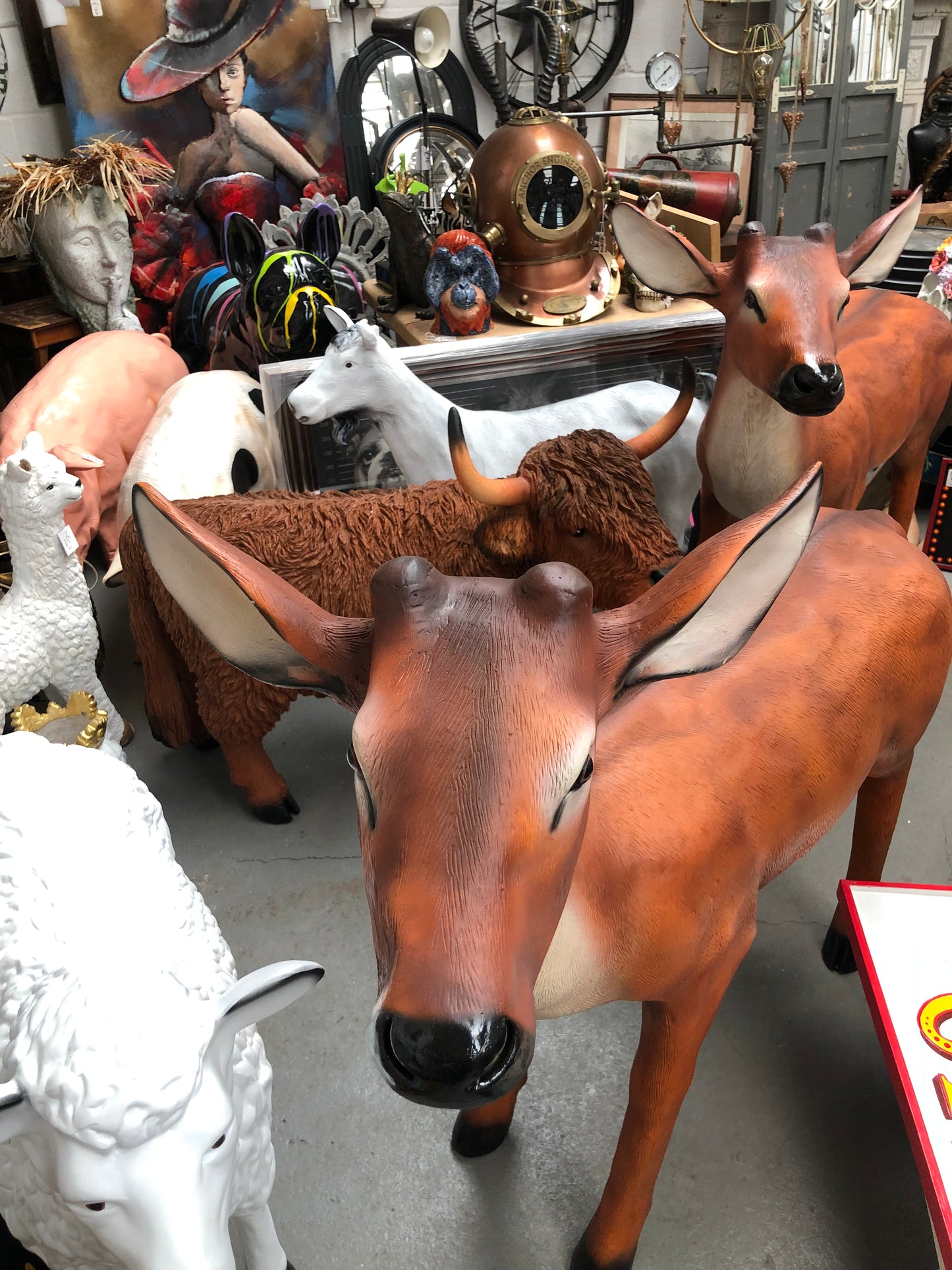 BAMBI Deer Sculpture - Majestic Resin Art for Indoor and Outdoor Spaces | Sign of the times Stoke