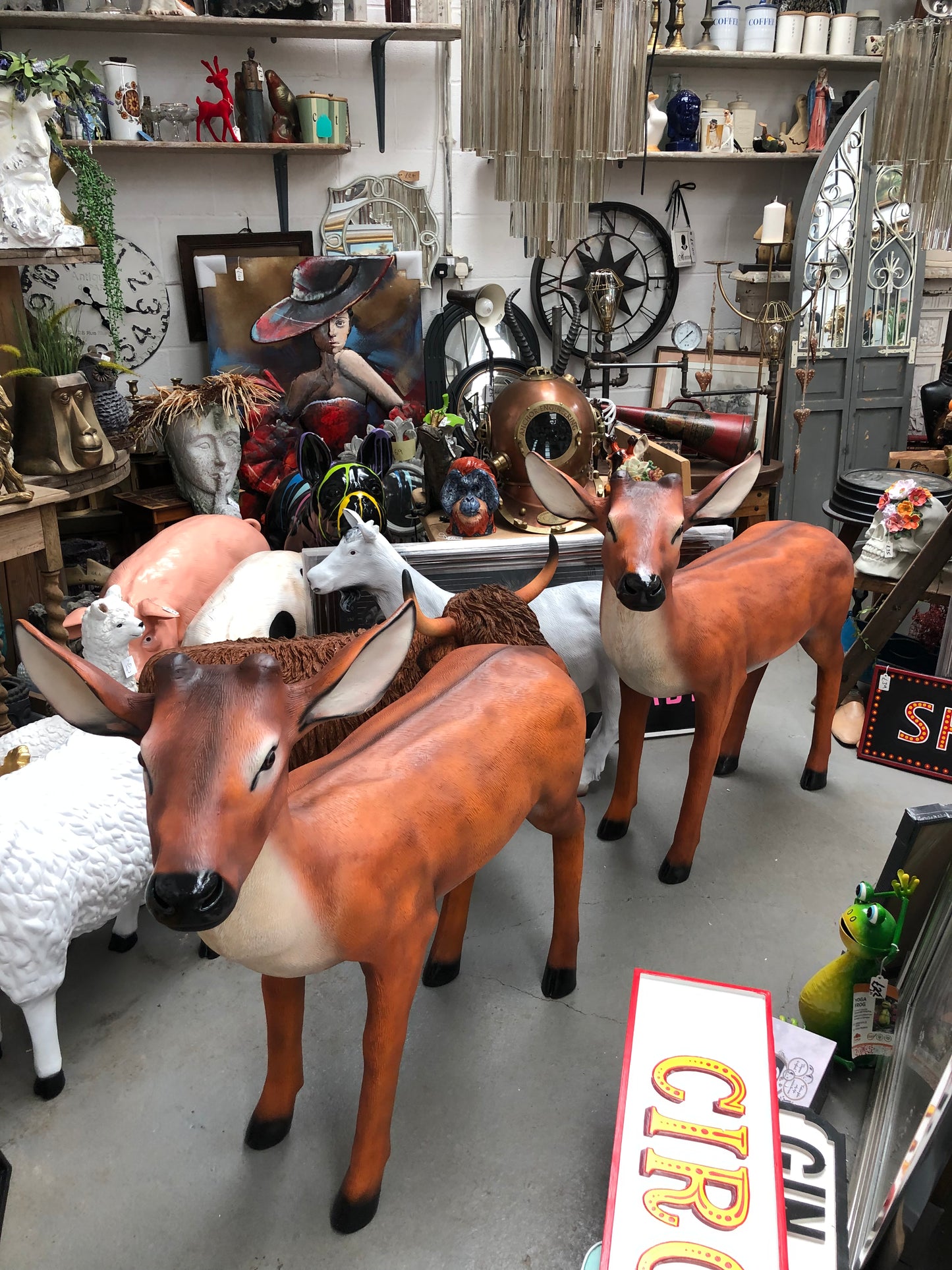 BAMBI Deer Sculpture - Majestic Resin Art for Indoor and Outdoor Spaces | Sign of the times Stoke