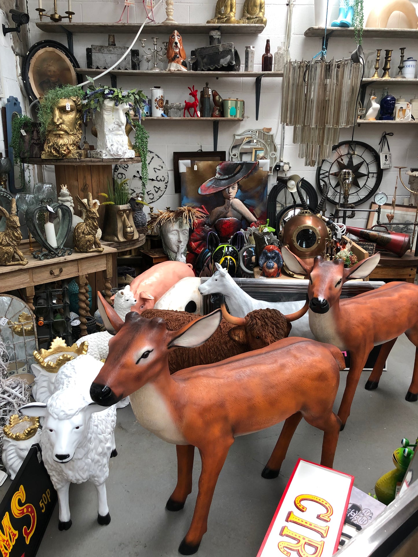 BAMBI Deer Sculpture - Majestic Resin Art for Indoor and Outdoor Spaces | Sign of the times Stoke