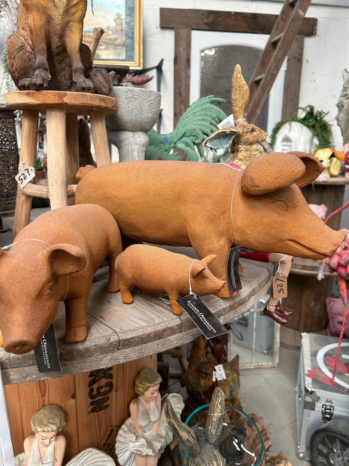 Piglet Ornament – Hand Finished Indoor & Outdoor Sculpture