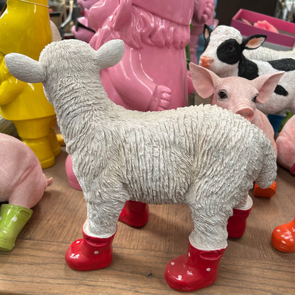Lamb with wellies | Sign of the times Stoke
