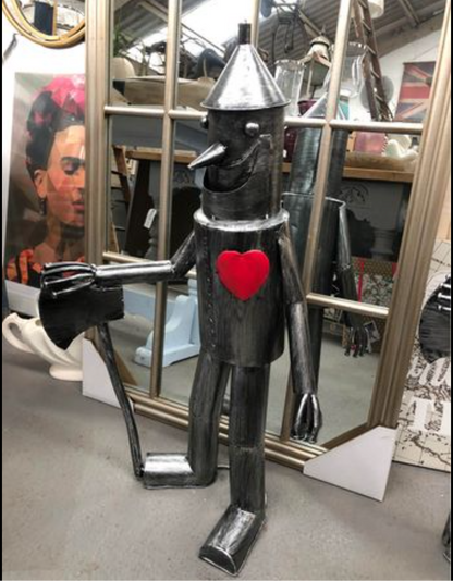 Medium Tin Man Ornament – Charming Steel Metal Sculpture | Sign of the times Stoke