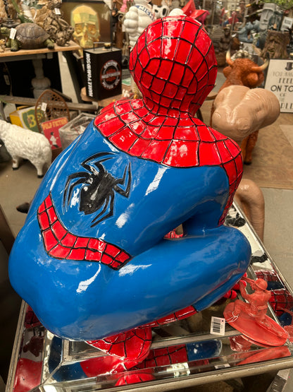 Spider-Man Resin Sculpture – Large Superhero Decorative Figure