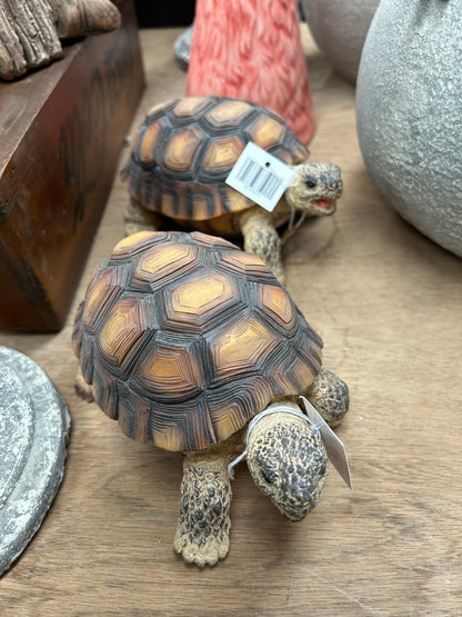 Small Tortoise Ornament | Charming Animal Decor for Home or Garden