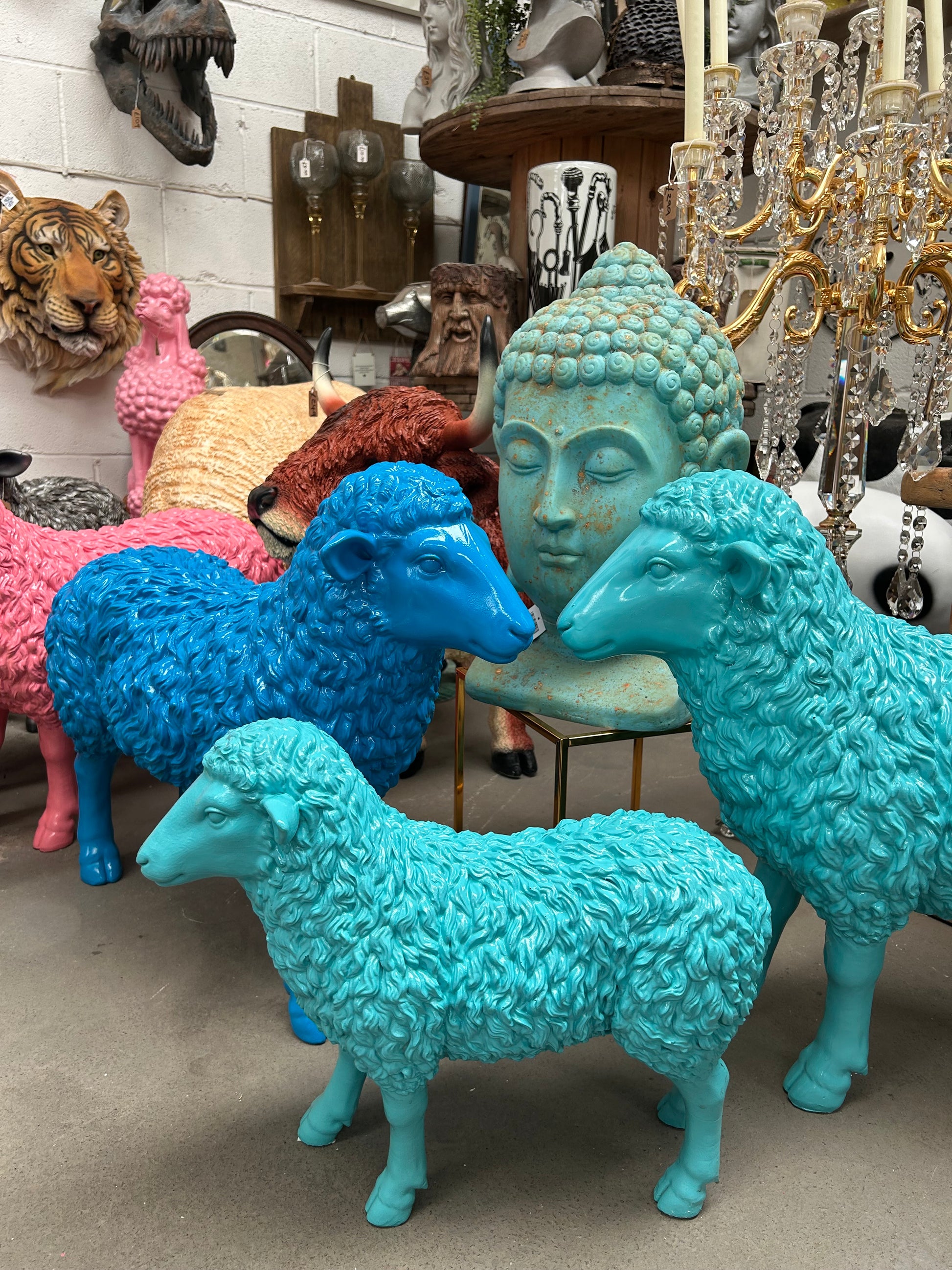 Resin Lamb Sculpture | Sign of the times Stoke