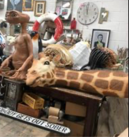 Large Giraffe Wall Mount - Versatile Resin Giraffe Sculpture