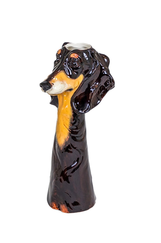 Dachshund vase