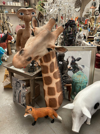 EXTRA Large Giraffe Wall Mount - Versatile Resin Giraffe Sculpture | Sign of the times Stoke