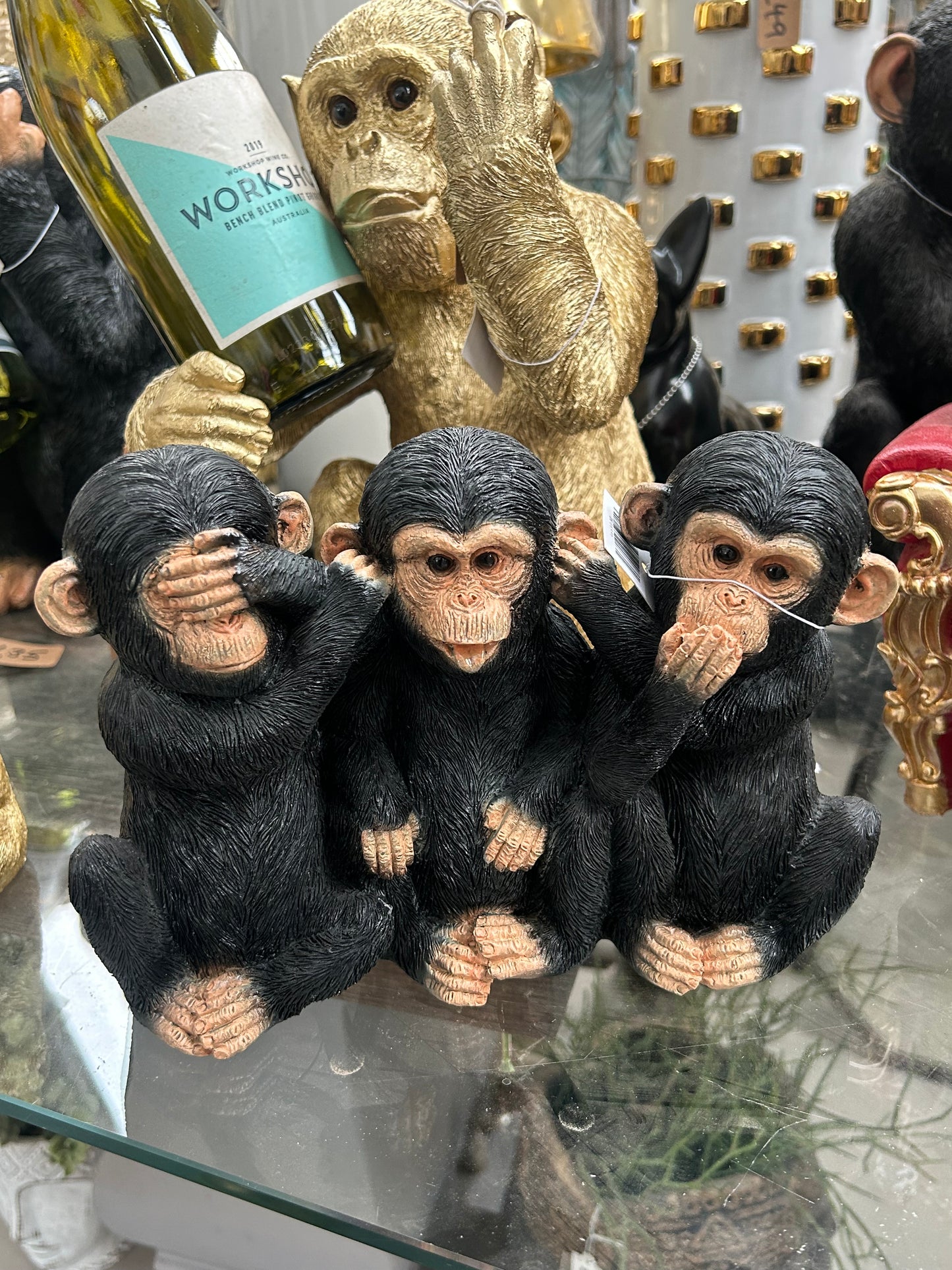 Three Monkeys – Hear No, See No, Speak No Evil Ornament