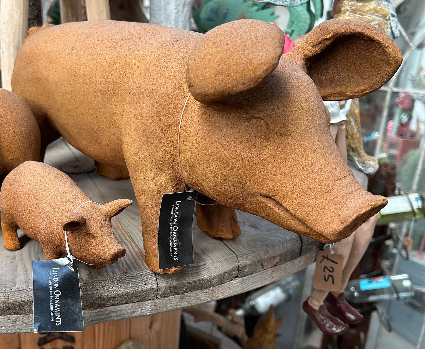 Decorative Pig Ornament – Hand Finished Indoor & Outdoor Sculpture