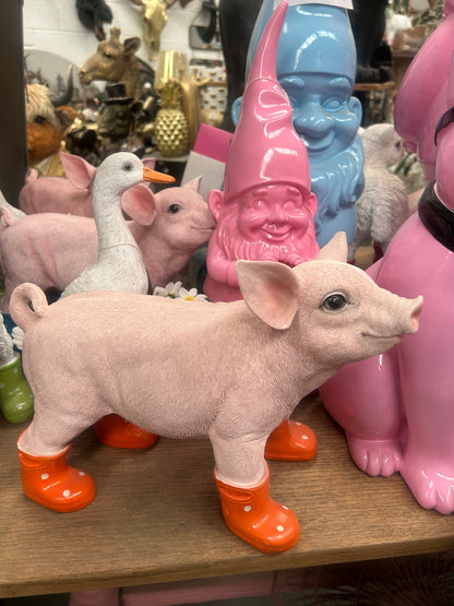Pig with wellies