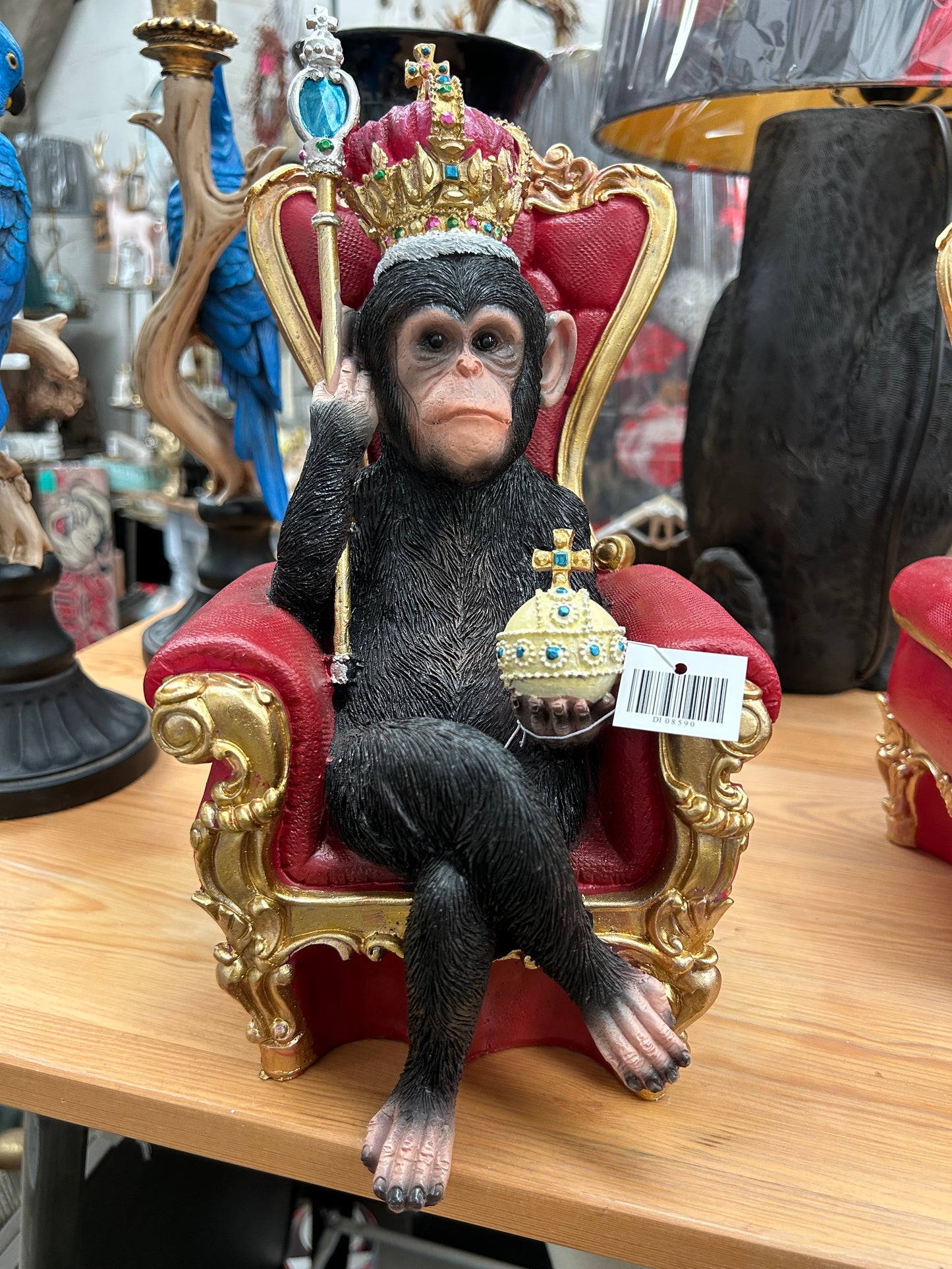 King of the Jungle Monkey – Regal Animal Figurine