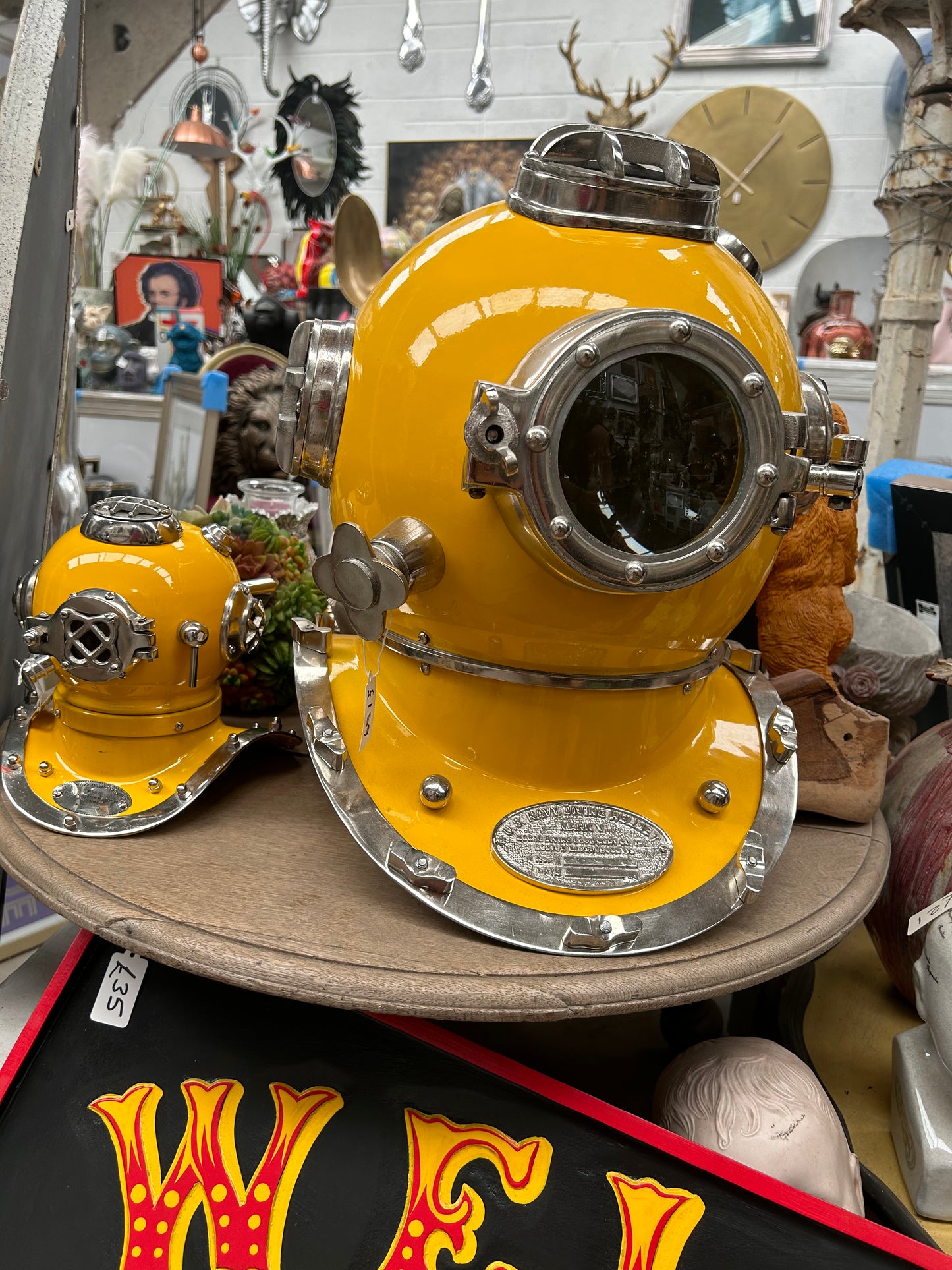 Yellow Divers Helmet