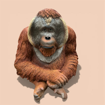 Large Orangutan Resin Figure – Outdoor Garden Sculpture