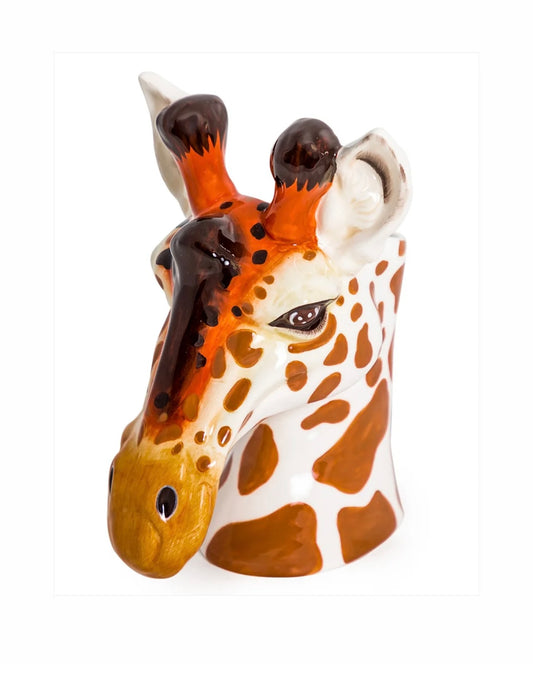 Ceramic Giraffe Head Jug Vase – Unique and Whimsical Decor Piece