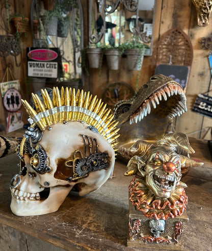 Steampunk Skull – Industrial Gothic Steampunk Decor