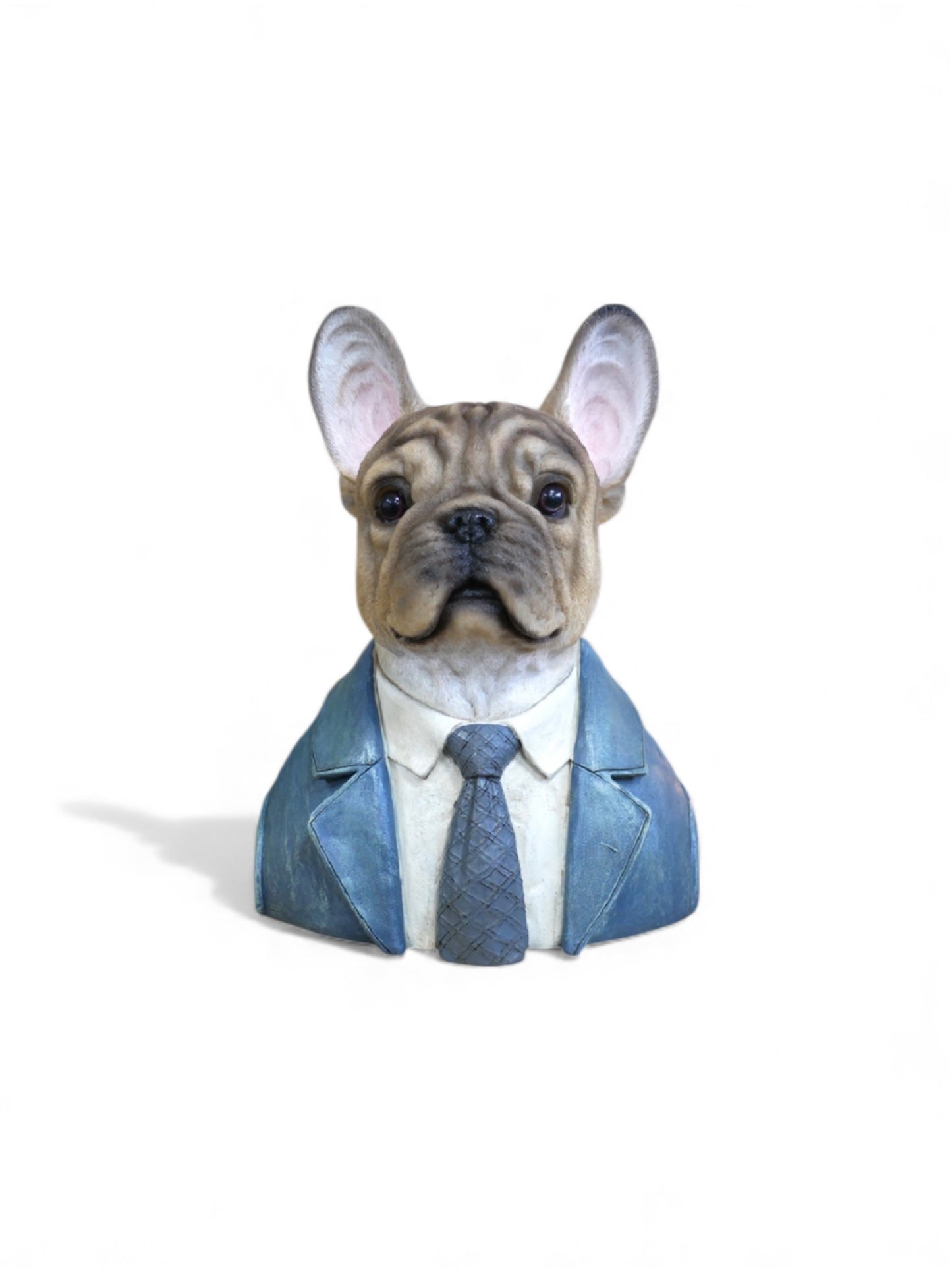 Large Frenchie Dog Bust – Stylish French Bulldog Sculpture