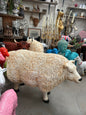 Large Standing Sheep – 100cm Long Decorative Sheep Garden Figure