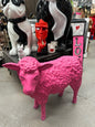 Life-Size Pink Sheep Sculpture - Indoor/Outdoor Resin Ornament | Sign of the times Stoke