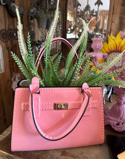 Pink Ceramic Handbag Vase – Fun & Feminine Statement Home Decor